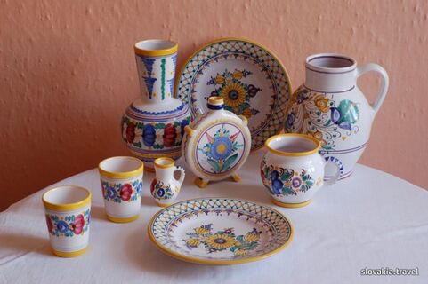 Manufacture of majolica in Modra
