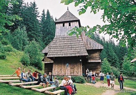 Zuberec - gothic wooden church of St Elizabeth