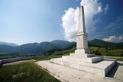 The Memorial of the French Partisans near Strečno