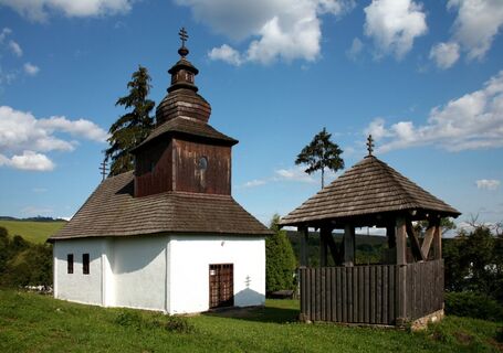 Kalná Roztoka - Greek Catholic wooden church of St Basil the Great