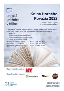 Nominácie - Kniha Horného Považia 2022