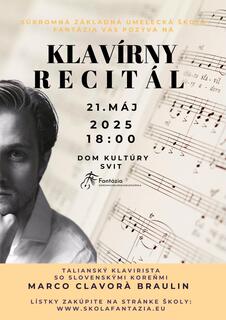 Klavírny recitál - Marco Clavorà Braulin