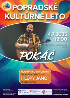 🌞POPRADSKÉ KULTÚRNE LETO: POKÁČ🌞