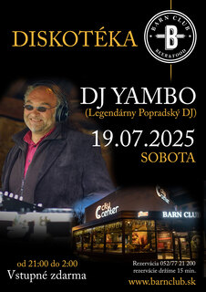 DJ YAMBO - v BARN CLUBE