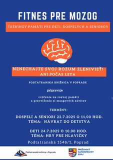 🧠 FITNES PRE MOZOG – LETNÁ EDÍCIA