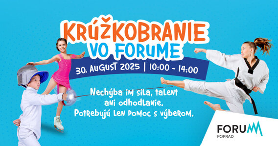 Krúžkobranie vo Forum Poprad