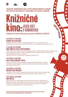 Knižničné kino v Spišskej Sobote - 16.-22.09.2025