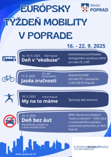 Európsky týždeň mobility v Poprade