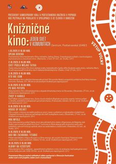 Knižničné KINO - centrum - 01.10.-10.10.25