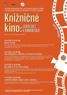 Knižničné KINO - centrum - 13.10.-17.10.25