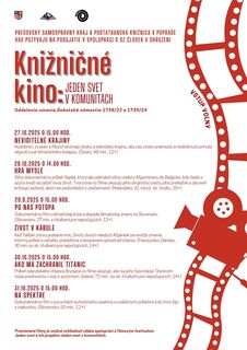 Knižničné KINO - Sp. Sobota - 27.10.- 31.10.25