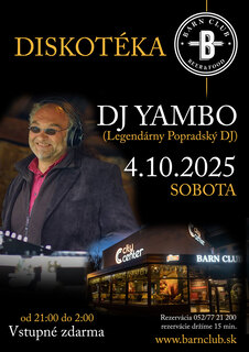 Diskotéka - DJ YAMBO
