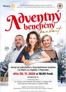 ADVENTNÝ BENEFIČNÝ KONCERT
