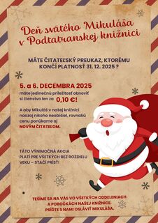 Mikuláš v Podtatranskej knižnici
