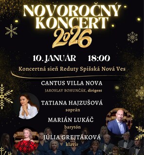 NOVOROČNÝ KONCERT 2026 ✨️