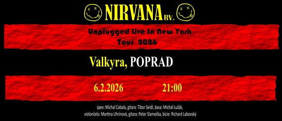 Nirvana - Unplugged Live in New York Tour 2026