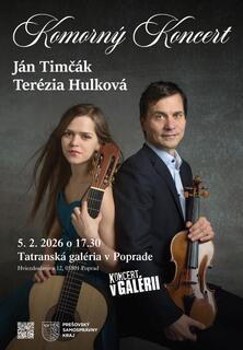 Komorný koncert: Ján Timčák, Terézia Hulková