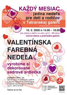 Valentínska farebná nedeľa