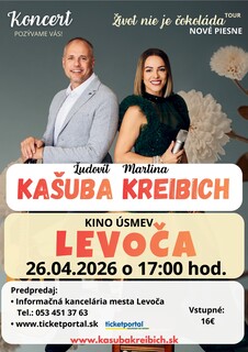 Koncert: Ľudovít Kašuba & Martina Kreibich