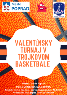 Valentínsky turnaj v trojkovom basketbale