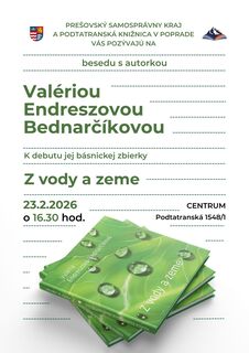 Beseda s autorkou - Z vody a zeme