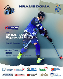 🏑HK IMS-East Popradskí Piráti vs. ŠK 98 Pruské🏑