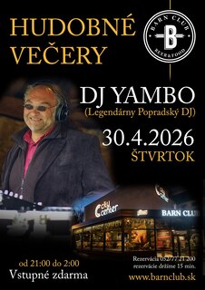 Hudobné večery - DJ YAMBO