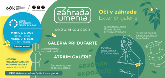 GUS/ Víkend otvorených parkov a záhrad Oči v záhrade