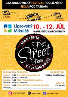 Fest Street Food Liptovský Mikuláš 2026
