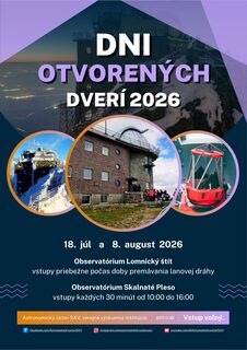 Deň otvorených dverí Observatórium Skalnaté Pleso a Lomnický štít