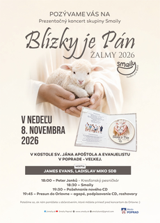 Gospelový koncert skupiny Smaily: Blízky je Pán