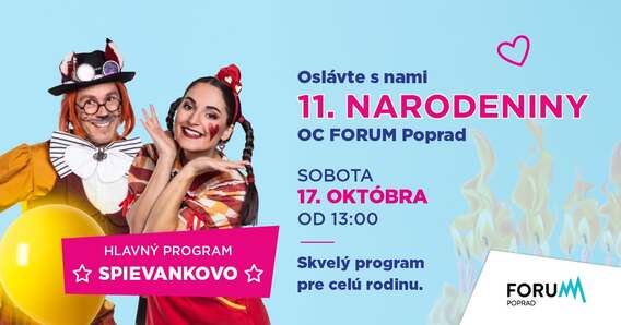 11. narodenniny OC FORUM Poprad